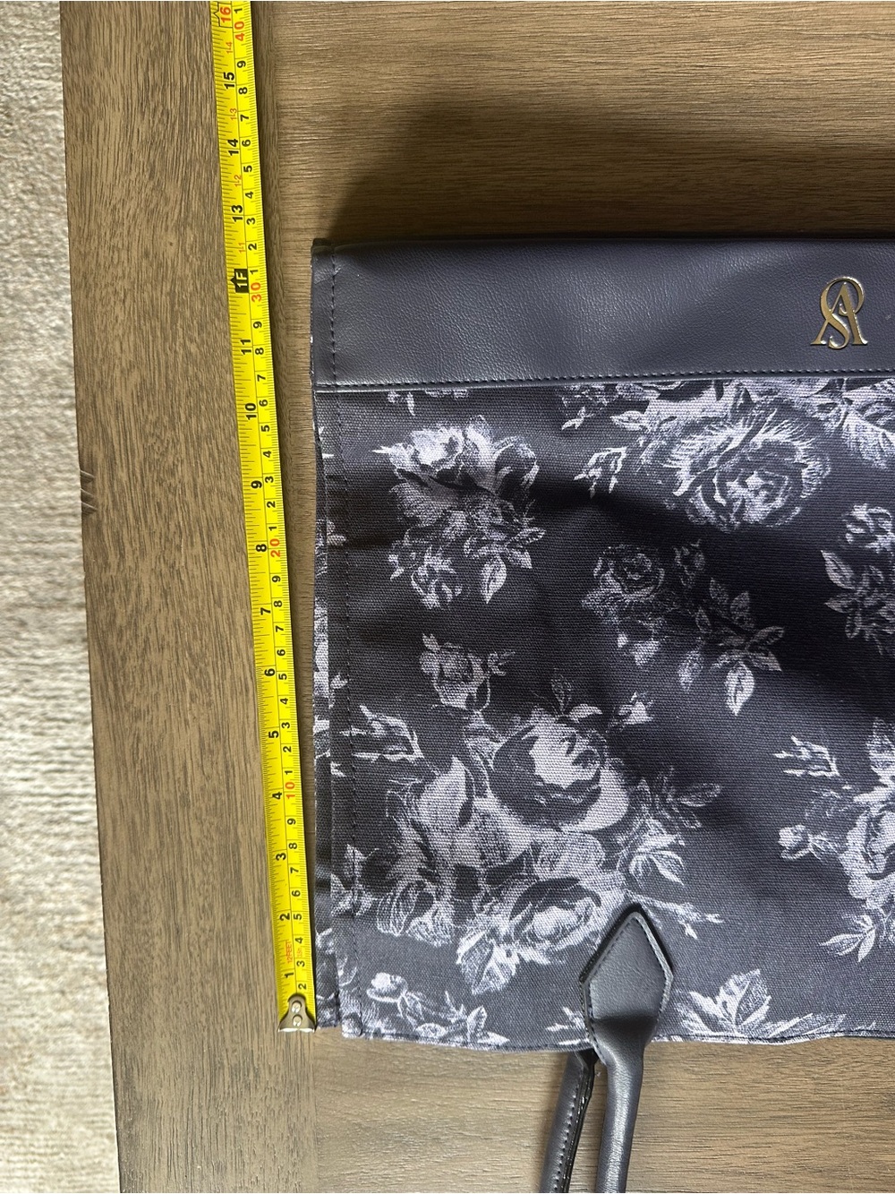 Victoria's Secret Purple Floral Tote Bag - Picture 8 of 9